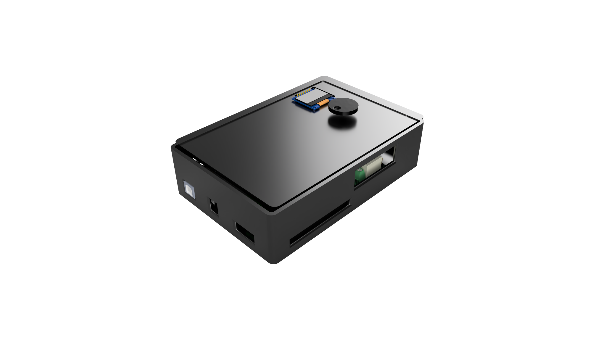 CAD render of the Thermal Machine controls enclosure