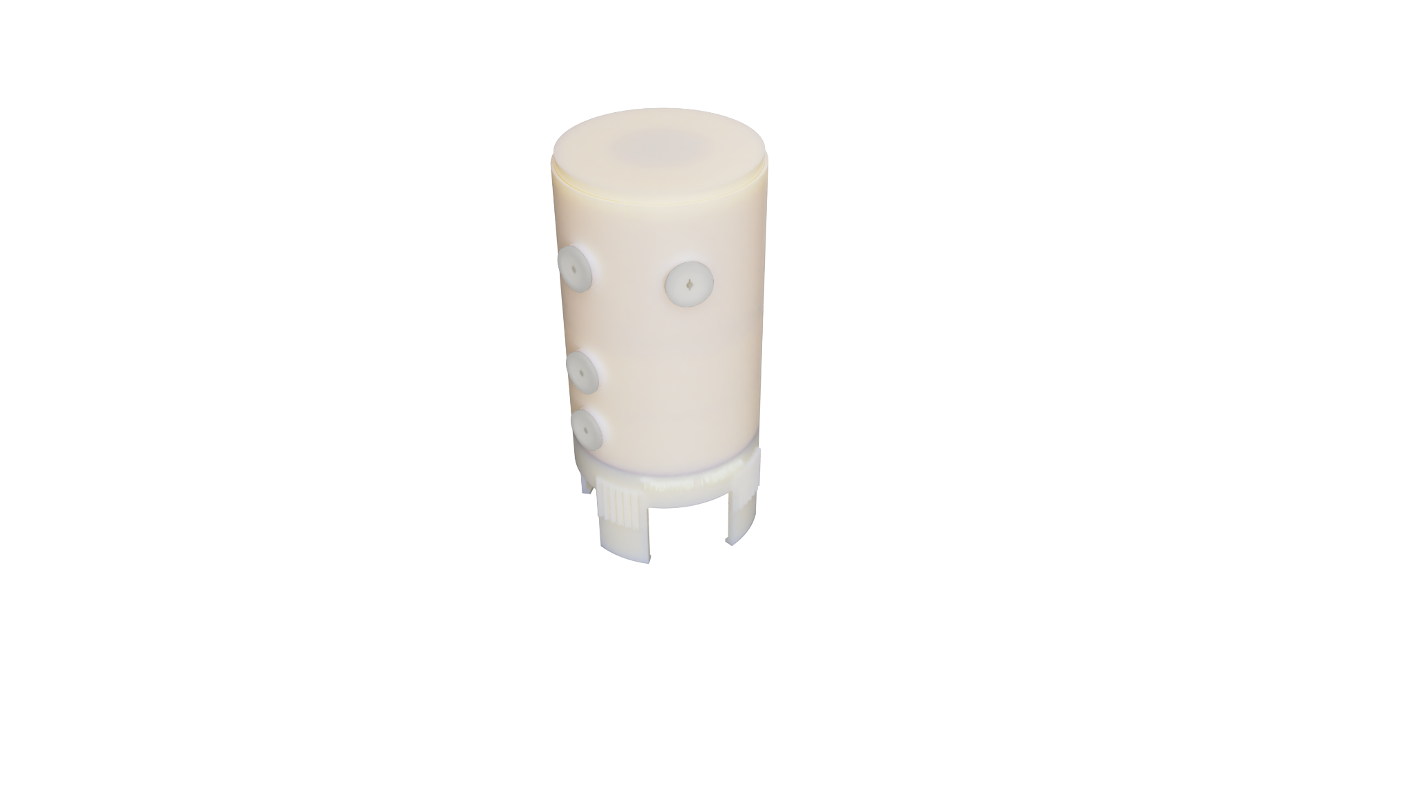 CAD render of the modular cylinder guard